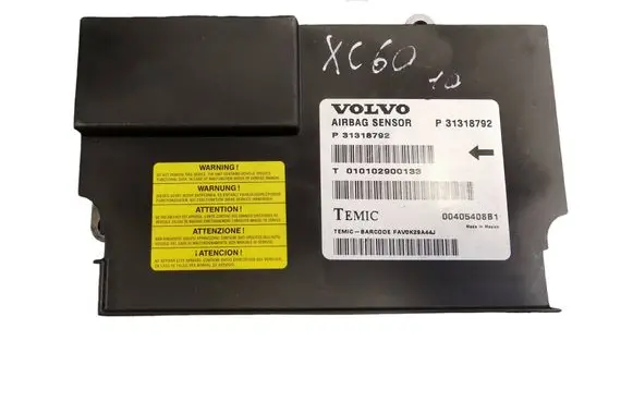 Volvo XC60 Airbag control unit/module P31318792 00405408B1 T010102900133