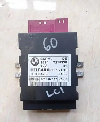 BMW 5 F10 F11 Fuel injection pump control unit/module 7218339