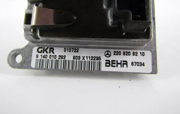 Mercedes-Benz ML W163 Heater blower fan relay 2208209210