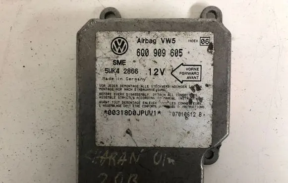 Volkswagen Sharan Airbag control unit/module 6Q0909605 5WK2866