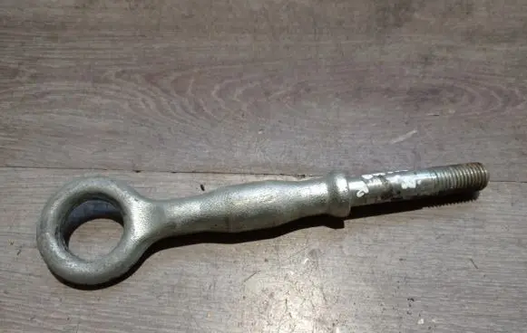 Towing hook eye