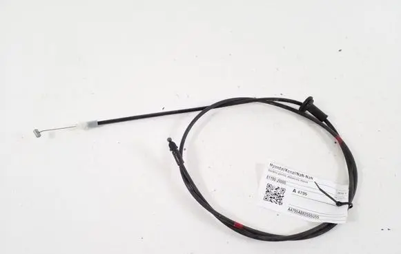 Hyundai Kona I Engine bonnet/hood lock release cable 81190J9000
