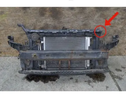 Hyundai i20 (PB PBT) Radiator support slam panel