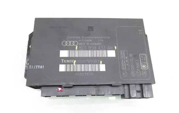 Audi A4 S4 B6 8E 8H Central body control module 00007250B7 8E0959433AH