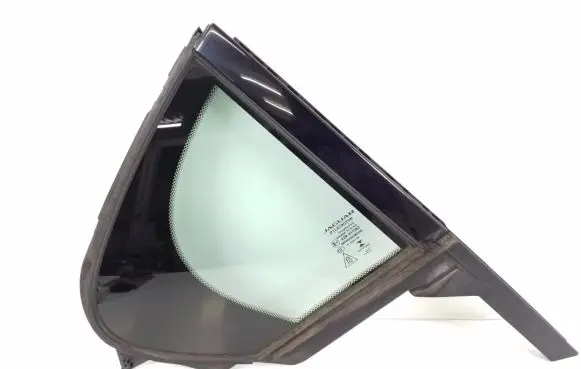 Rear vent window glass