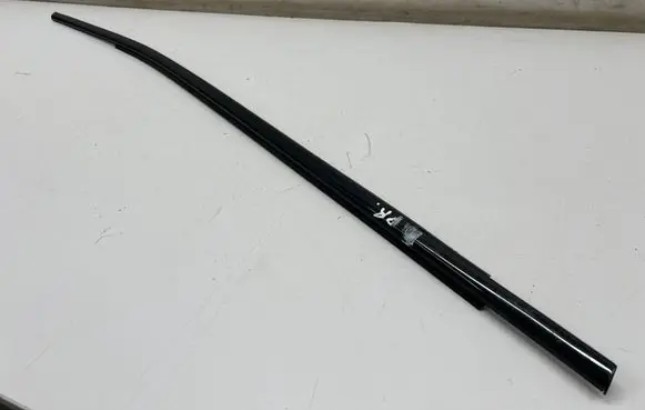 Front door glass trim molding