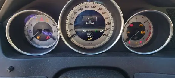Mercedes-Benz C W204 Speedometer (instrument cluster) A2049004609 A2049017502 A2049022903