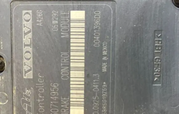 Volvo S60 ABS Pump 30714956 00401396D0 10092504113