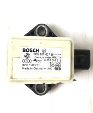 Audi A6 S6 C6 4F ESP acceleration yaw rate sensor 8E0907637B 0265005618