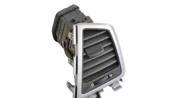 Dashboard air vent grill cover trim