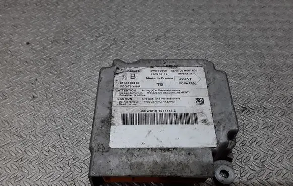 Peugeot 307 Airbag control unit/module 9650109480 5WK42908