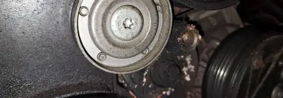 Opel Astra H Generator/alternator belt tensioner 