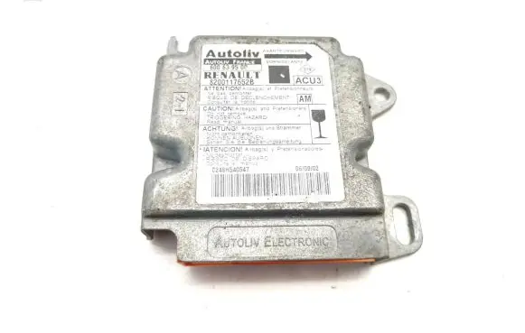 Renault Scenic I Airbag control unit/module 8200117652B 600639500