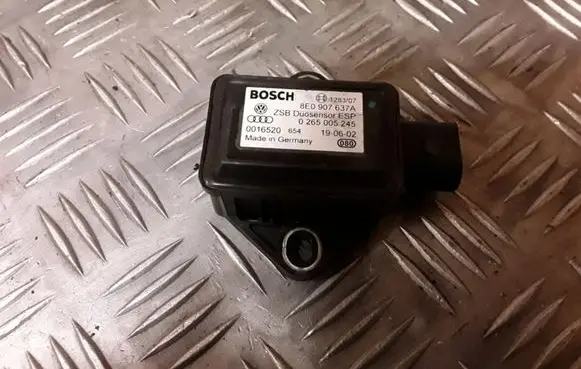Audi A4 S4 B6 8E 8H ESP acceleration yaw rate sensor 8E0907637A 0265005245