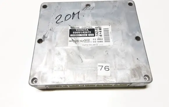Toyota RAV 4 (XA20) Engine control unit/module 8966142672 2110007662 1AZFE