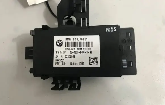 BMW 3 F30 F35 F31 Seat control module 9216468