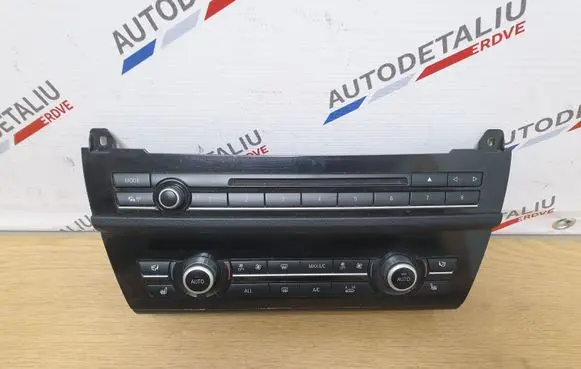 BMW 5 F10 F11 Climate control unit 9306153