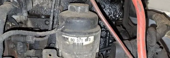 Opel Signum Oil filter cover 90571673
