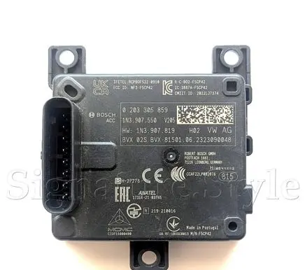Skoda Superb B9 Distronic sensor radar 1N3907550 1N3907550E 1N3907550D