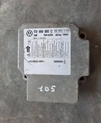 Volkswagen Touran I Airbag control unit/module 1T0909605C 38060904 5WK43518