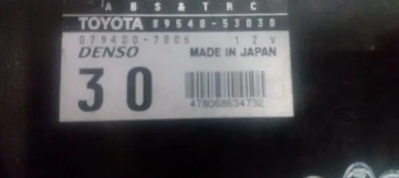 Lexus IS 200-300 ABS control unit/module 8954053030 0794007806
