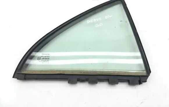 Rear vent window glass