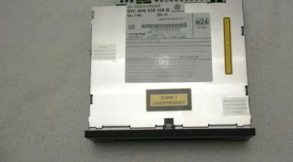 Audi A8 S8 D4 4H CD/DVD changer 4H0035108B