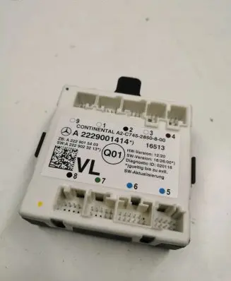 Mercedes-Benz C W205 Door control unit/module A2229001414 A2229015403 7452850800