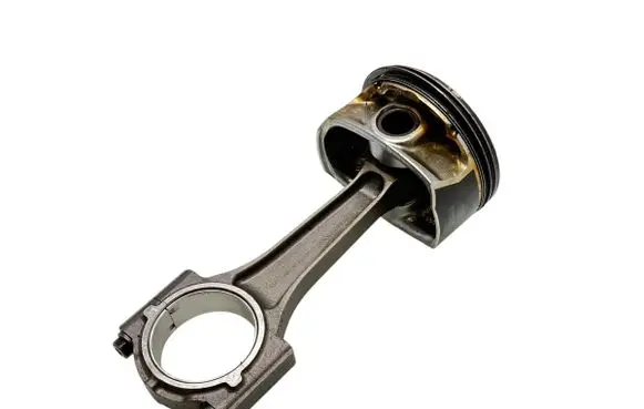 Piston with connecting rod