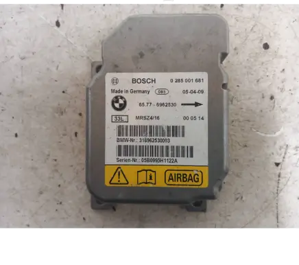 BMW X5 E53 Airbag control unit/module 65776962530 0285001681 316962530003
