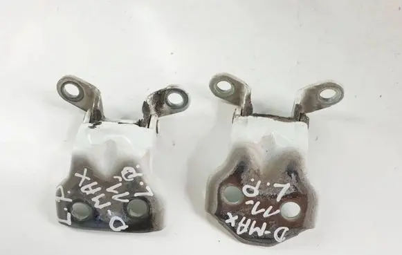 Front door hinge set