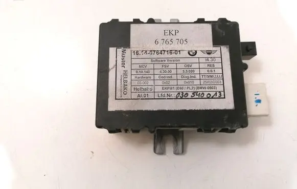 Fuel injection pump control unit/module