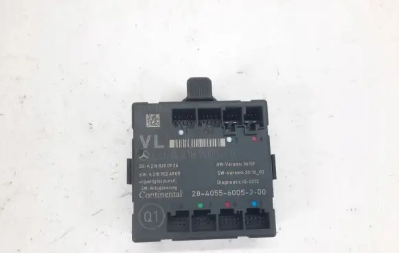 Mercedes-Benz CLS C218 X218 Door control unit/module A21890000701
