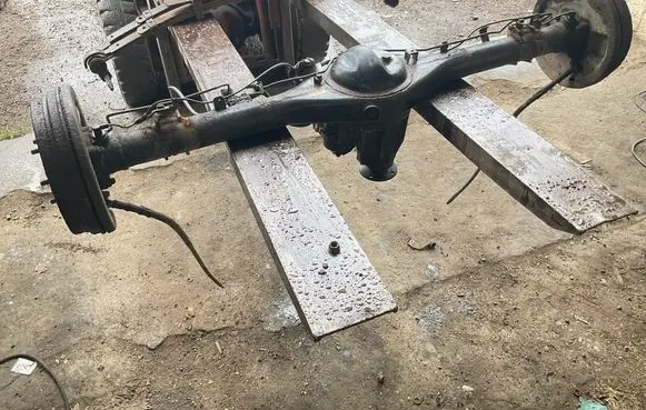 Rear axle beam
