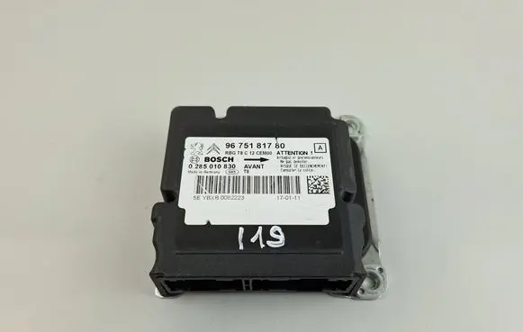Peugeot 3008 II Airbag control unit/module 9675181780 0285010830