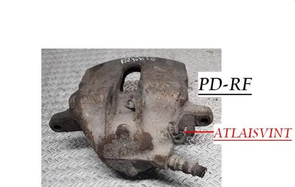Renault Megane I Front brake caliper A5696
