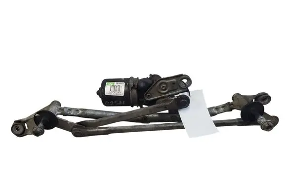 Front wiper linkage and motor