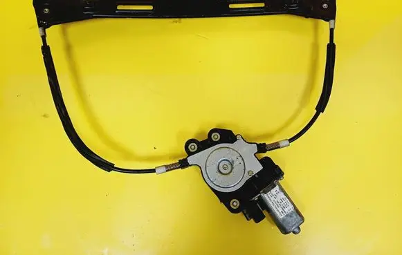 Front door window regulator with motor