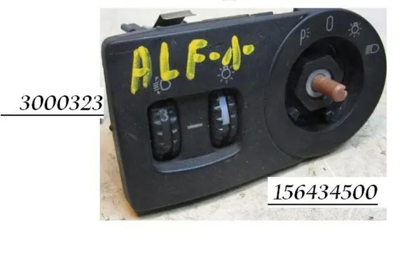 Alfa Romeo 166 Light switch 156434500 3000323