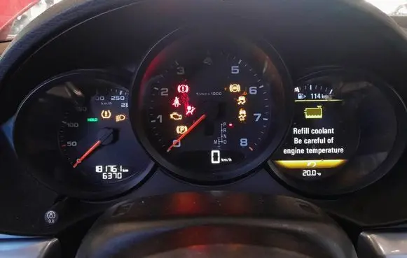 Porsche Cayman 981 Speedometer (instrument cluster) 982920910H