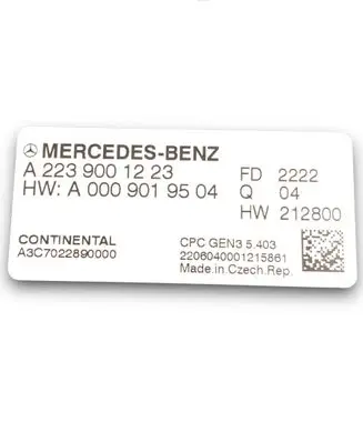 Mercedes-Benz S W223 Gearbox control unit/module A2239001223