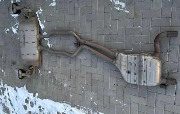 Porsche Cayenne (92A) Muffler/silencer 