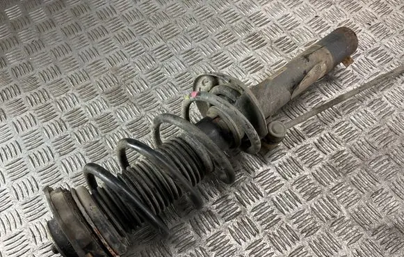 Front shock absorber with coil spring