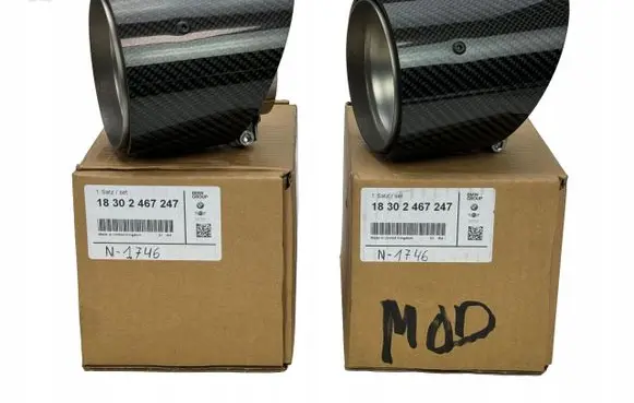 BMW 1 F40 Muffler trim 18302467247