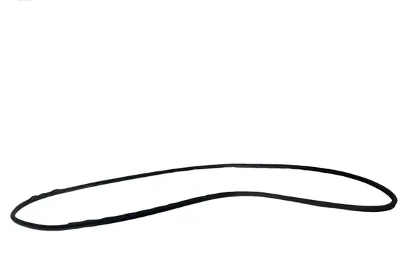 Rubber seal rear door