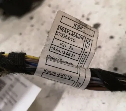 BMW 1 F20 F21 Parking sensor (PDC) wiring loom 9279686 42384491