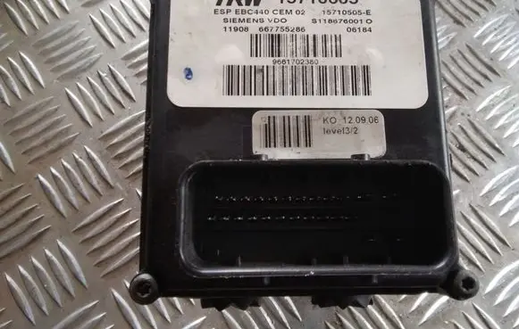 Peugeot 407 ABS Pump 15710605 S118676001O 15710505E