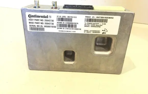 Chevrolet Camaro Bluetooth control unit module 20842730