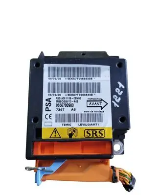 Peugeot 307 Airbag control unit/module 9656700980