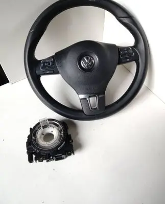 Volkswagen Jetta VI Steering wheel 5C0419091AK 1KM880201F 5K0953649B
